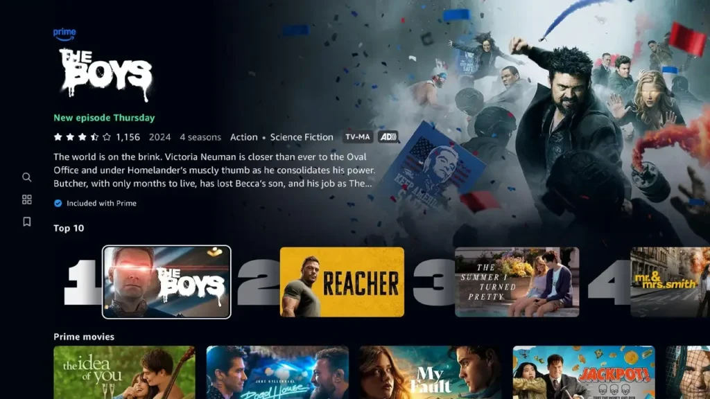 Amazon Prime APK Action And Adventure